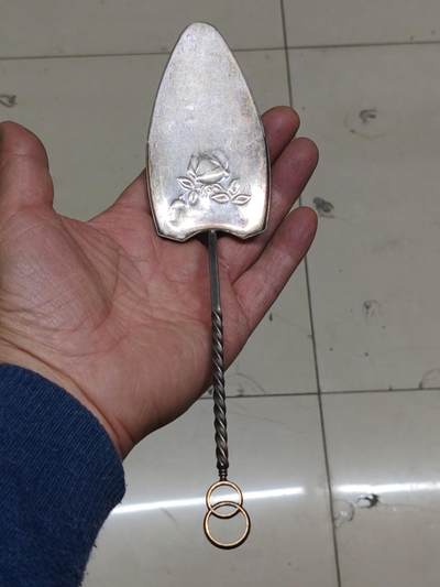 老银件 - 苏联银制饼铲子