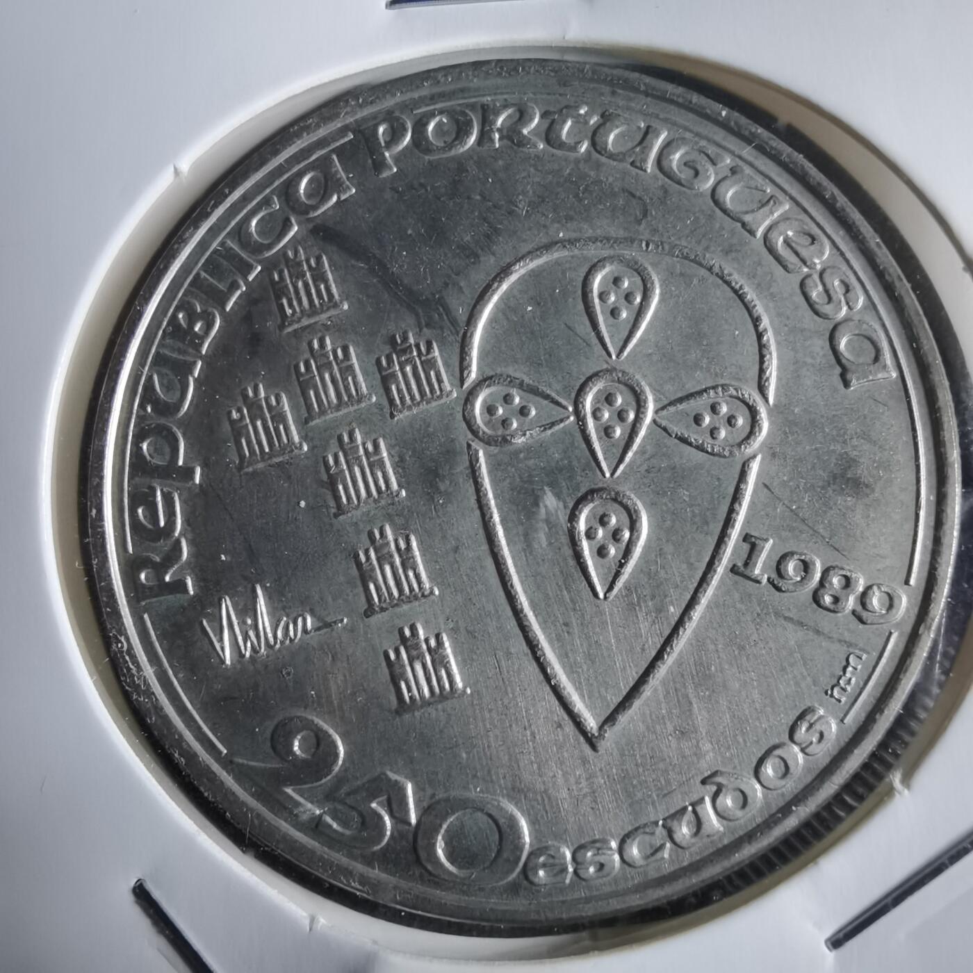 沼泽如烟--第912场 葡萄牙1989年250埃斯库多