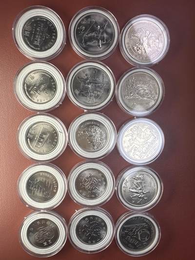 11.27银币、套币、精制币专场 - 1985年-2024年纪念币小全套123枚 无建国35、老西藏宁夏、六运、建行