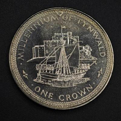 【淘币小摊】限时拍第八百零七拍  克朗币邮币封场  满百包邮可预留两周  周一统一发货  -   马恩岛1979年千年克朗纪念币