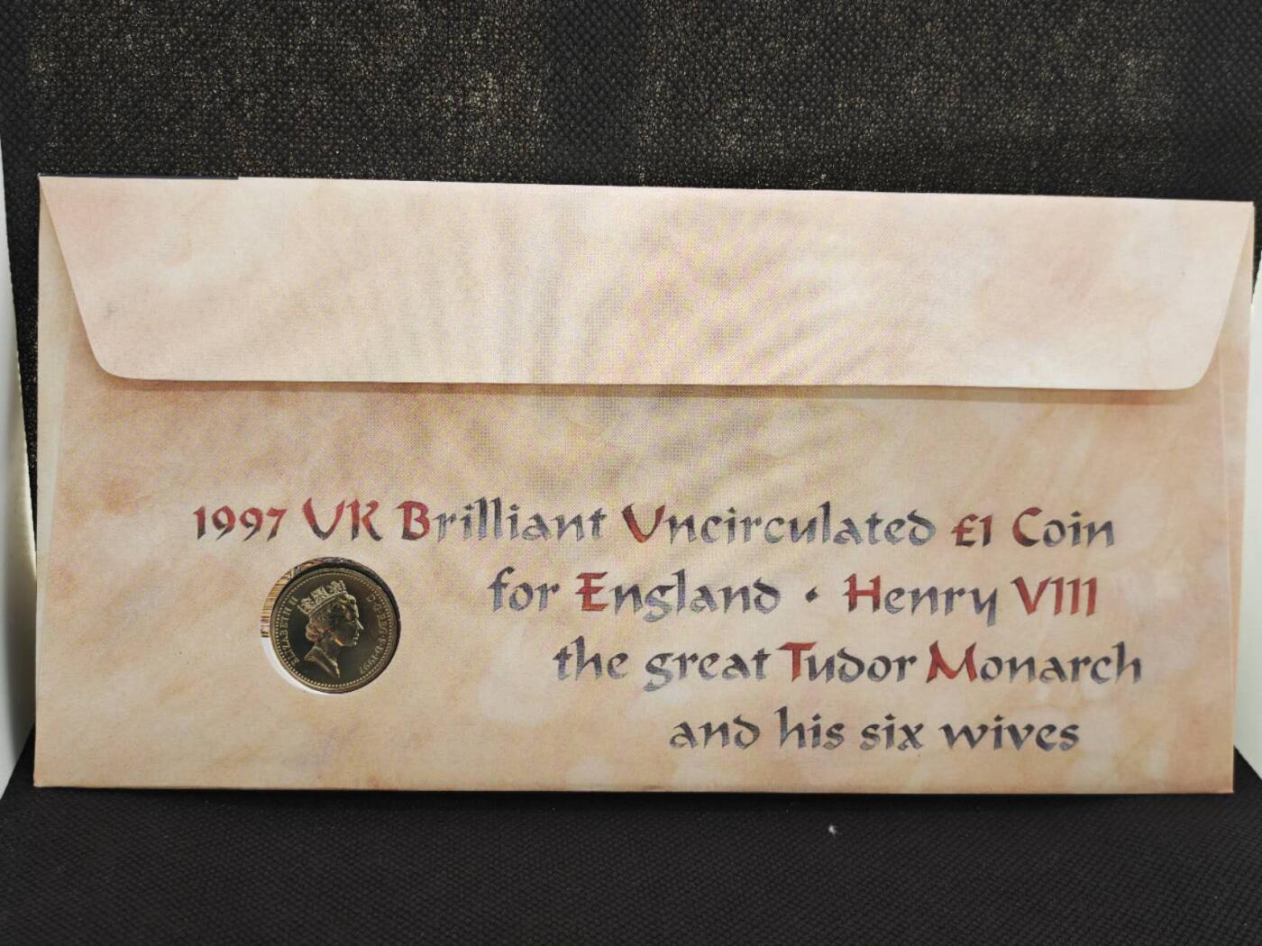 【淘币小摊】限时拍第八百零七拍  克朗币邮币封场  满百包邮可预留两周  周一统一发货   英国1997年一镑邮币封