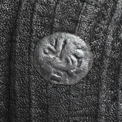 【良泉】第42期【自动场】12月4日晚19.30点开拍！99枚域外古代钱币专场  - 约850-1000年【喀布尔沙希王朝】大象/狮子吉塔尔，0.78克