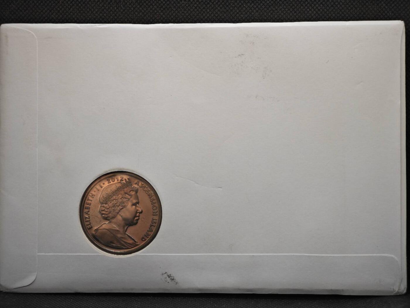 【淘币小摊】限时拍第八百零七拍  克朗币邮币封场  满百包邮可预留两周  周一统一发货   阿桑松2012年登基60周年克朗纪念币邮币封