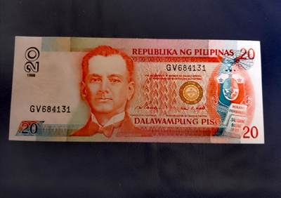 全新菲律宾1998年20比索靓品纸币 - 全新菲律宾1998年20比索靓品纸币