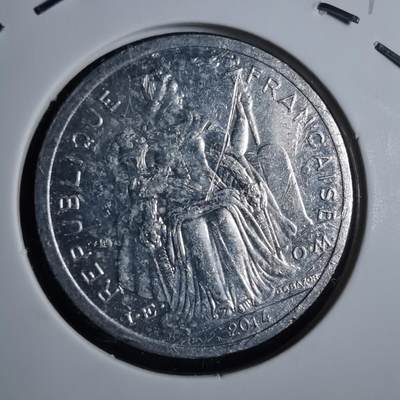 沼泽如烟--第912场 - 法属新喀里多尼亚2014年1法郎