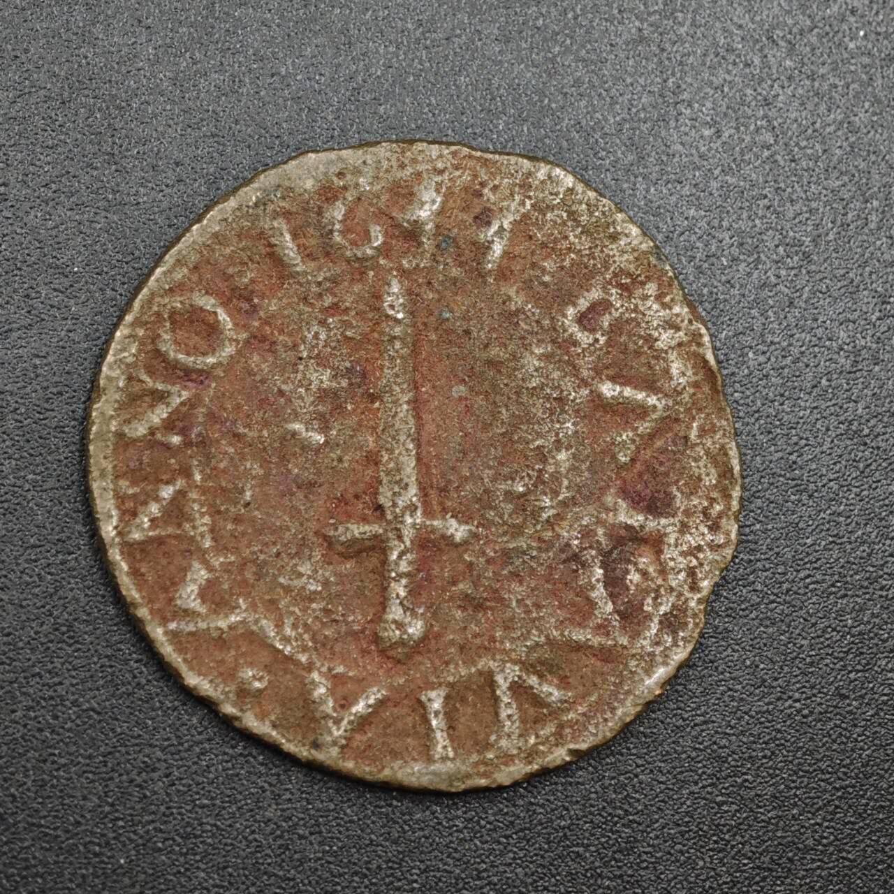 【淘币小摊】实时拍第八百零四拍   散币银币场   满百包邮可预留二周 每周一统一发货   荷属东印度1611年老铜币少见