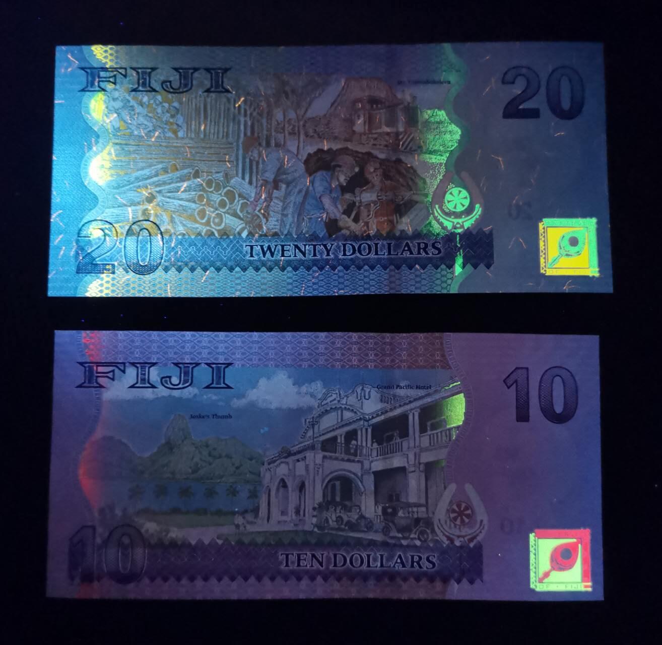 《艾美收藏》第221期-11.23周日黄金场精品荟萃 (2张FFA)斐济2012年FFA首冠10&20元UNC