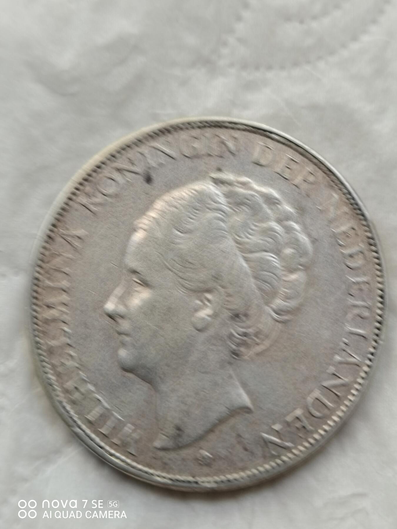 外国银币 1930年荷兰2.5盾大银币