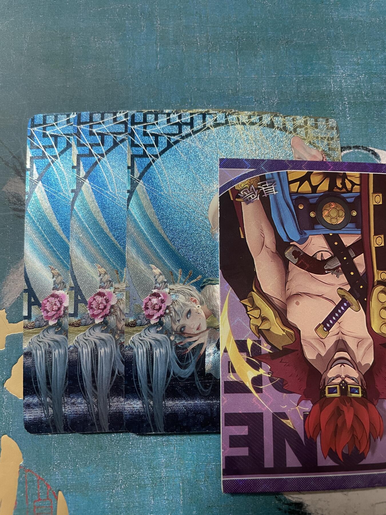 开心玩 卡牌 第八期 燎原幻西游 蜘蛛精一套 3张不同服饰