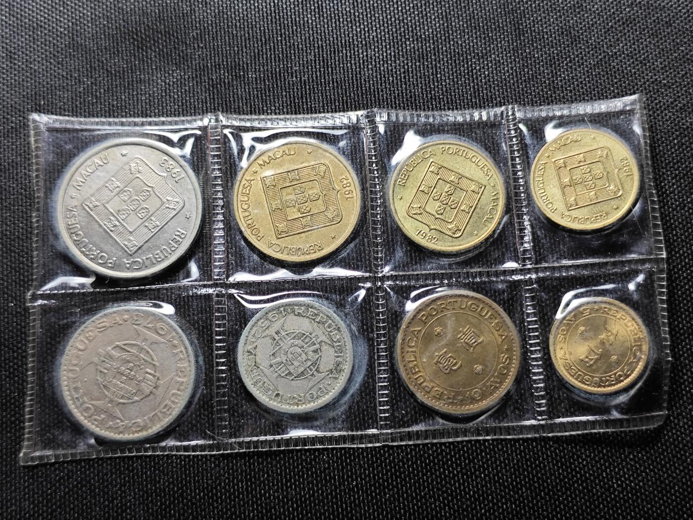 KK钱币收藏小铺 （套币 好品/批量散币 银币）专场  2月预留时间 周末发货  澳门套币 含福禄寿双鱼