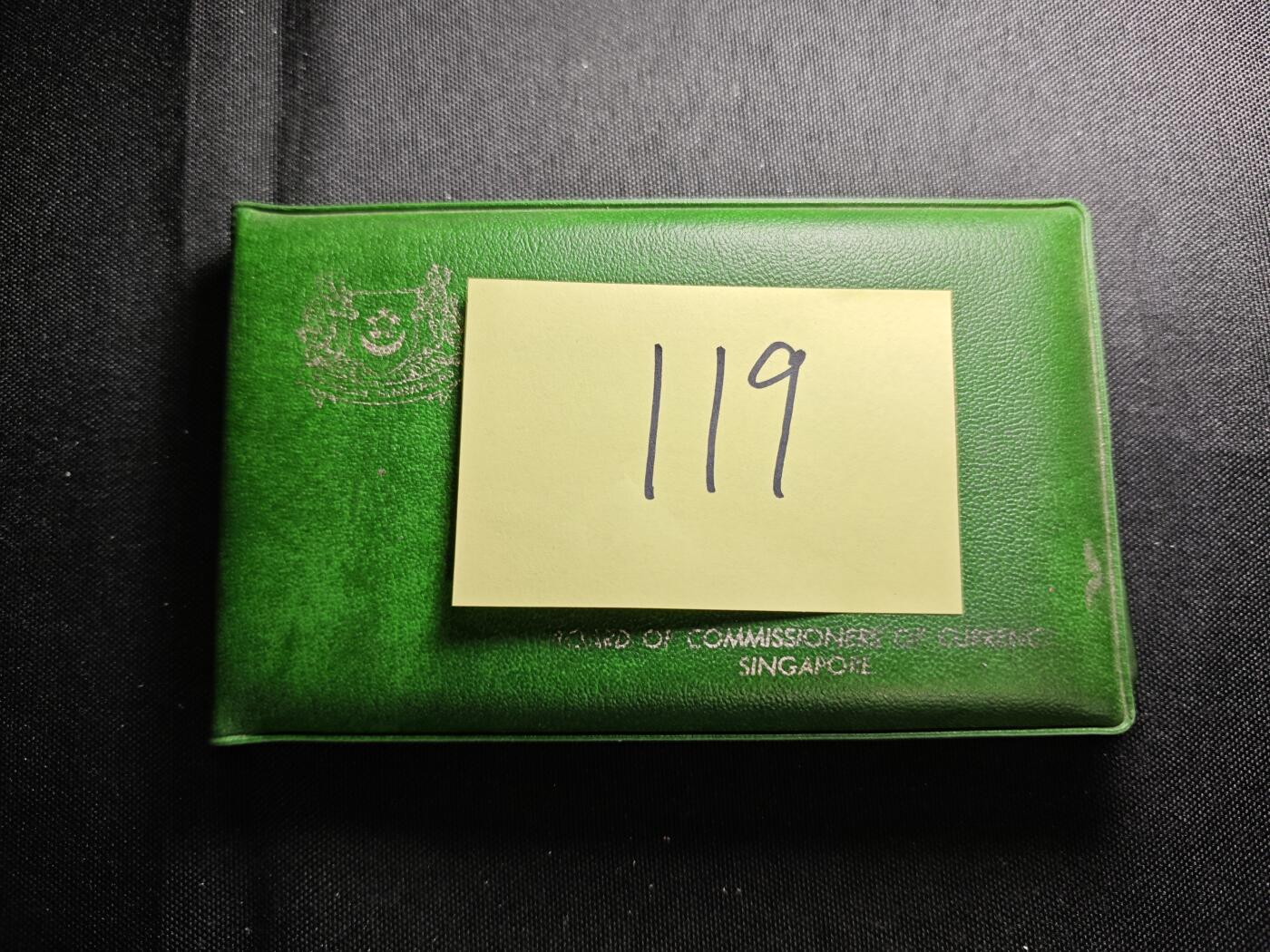 KK钱币收藏小铺 （套币 好品/批量散币 银币）专场  2月预留时间 周末发货   1979新加坡清年 生肖羊主题套币