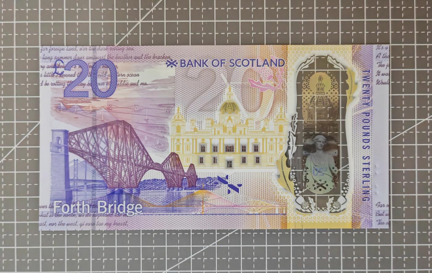 【礼羽收藏】🌏世界钱币拍卖第113期 【AA首冠】欧洲，英国，苏格兰，2019年，20磅，全新UNC