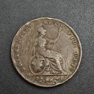 【淘币小摊】实时拍第八百零四拍   散币银币场   满百包邮可预留二周 每周一统一发货   - 英国1831年威廉四世法新铜币