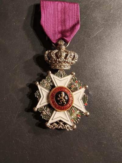 老王徽章第165期 - 比利时骑士级利奥波德一世勋章     