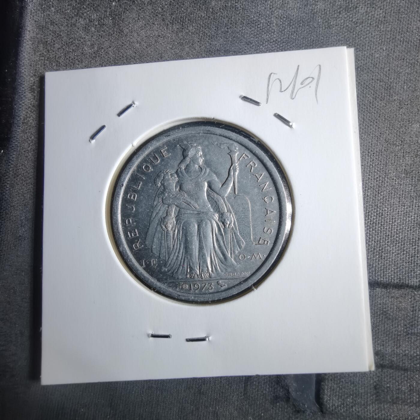 沼泽如烟--第912场 法属新喀里多尼亚1973年2法郎