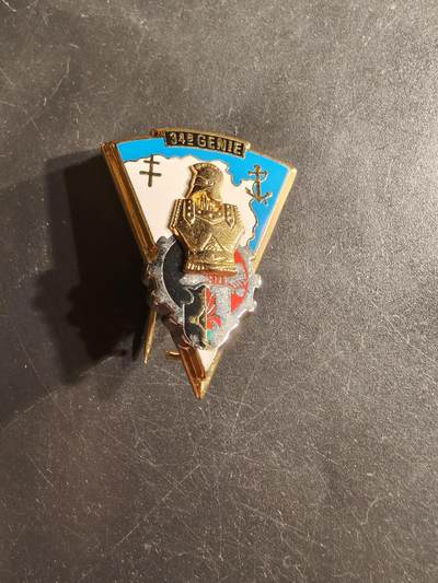 老王徽章第165期 - 法国第34工兵团证章