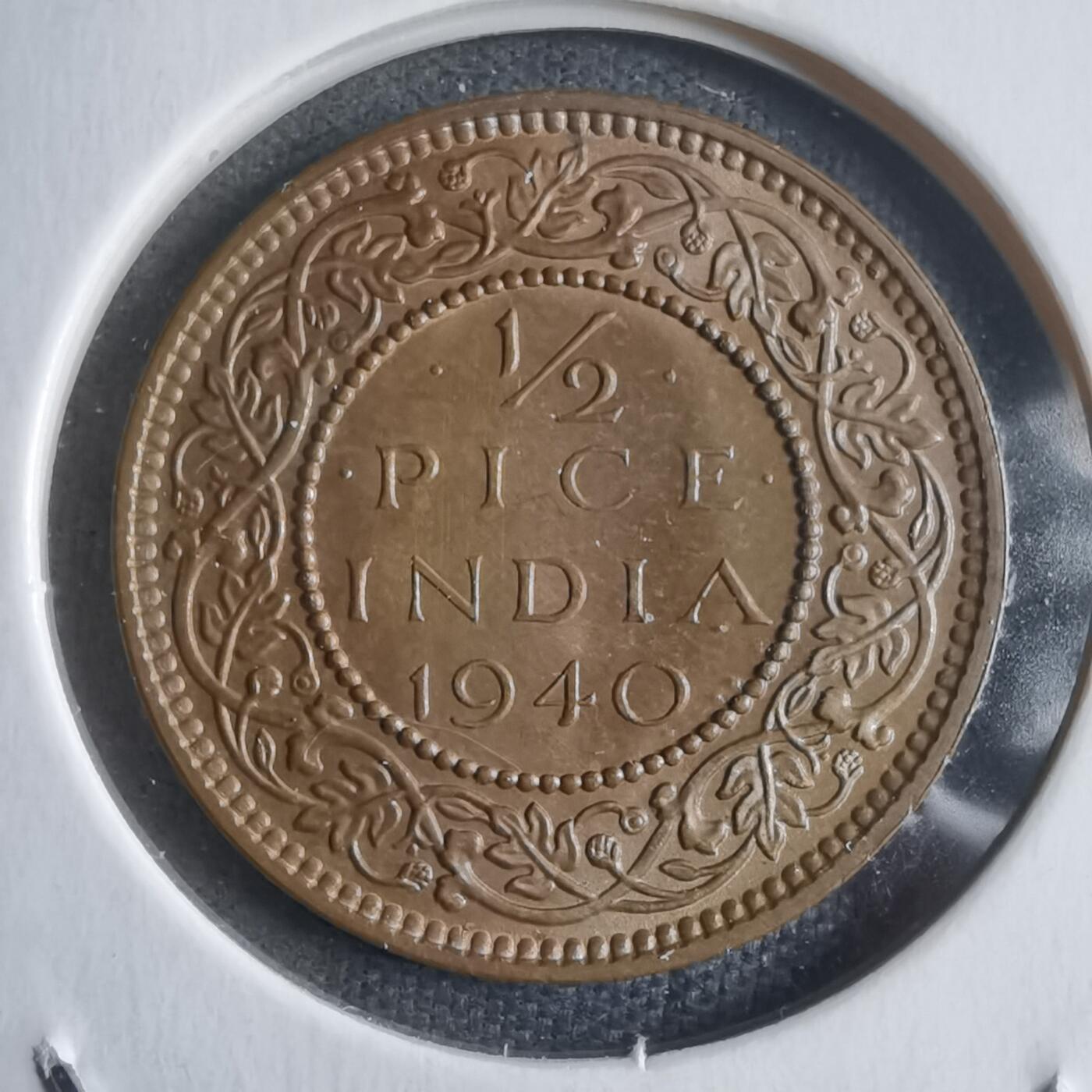 沼泽如烟--第912场 英属印度1940年½派斯