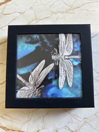 第182期拍卖 - 喀麦隆2024年昆虫系列1蜻蜓3D立体7克纪念银币，925银，7克，发行333枚