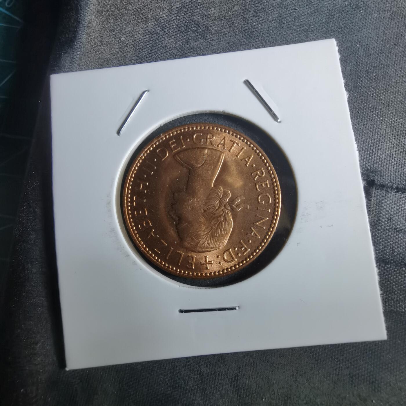 沼泽如烟--第912场 英国1967年半便士