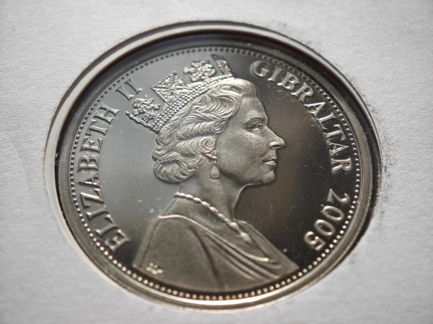 【淘币小摊】限时拍第八百零七拍  克朗币邮币封场  满百包邮可预留两周  周一统一发货   直布罗陀2005年特拉法加海战200周年克朗纪念币邮币封