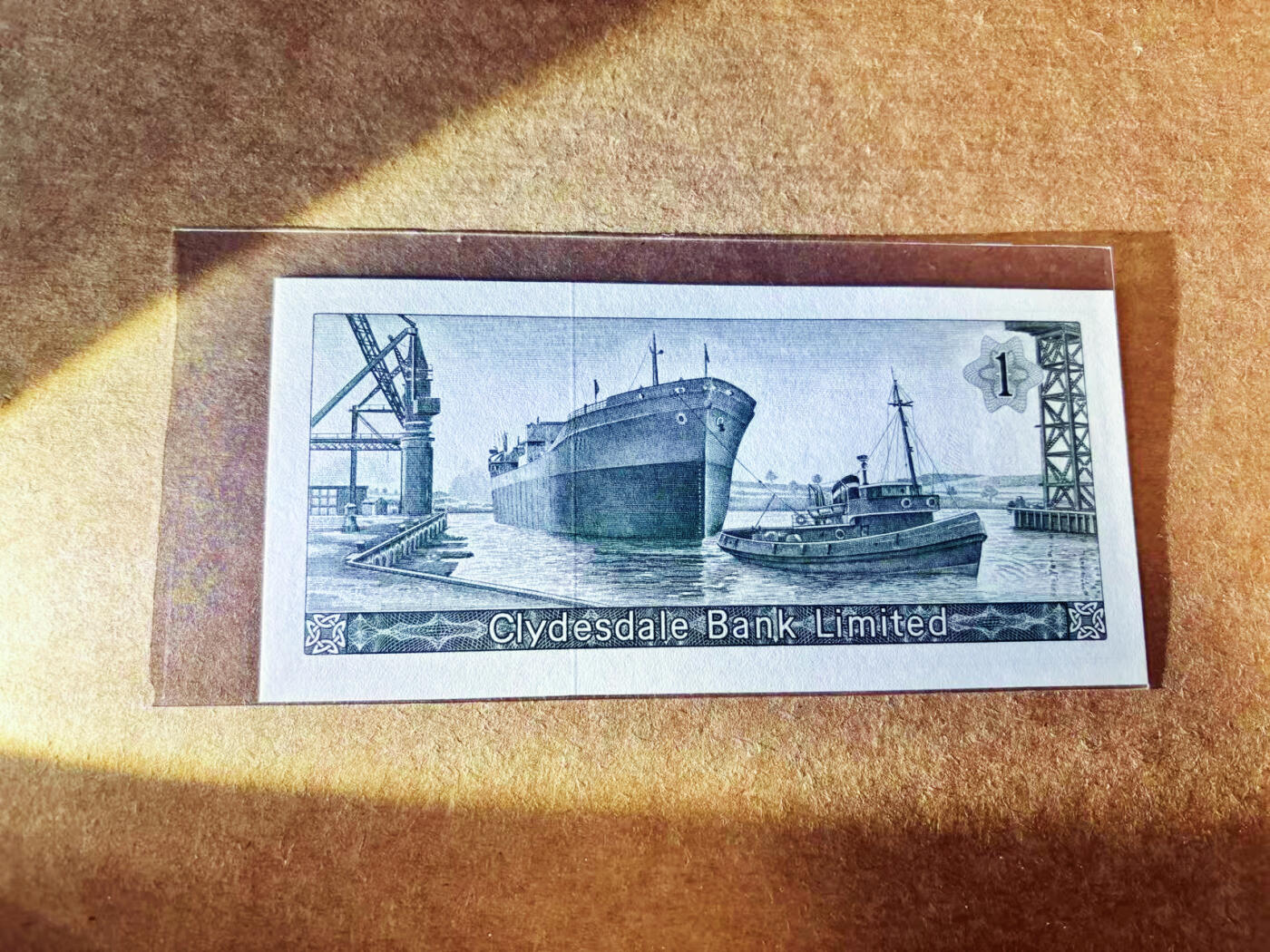 【Blue Auction】世界纸币精拍第754期——18级TOP拍卖/信誉/品质/专业/高效💫 苏格兰 1967年1镑 背面大船 全新UNC