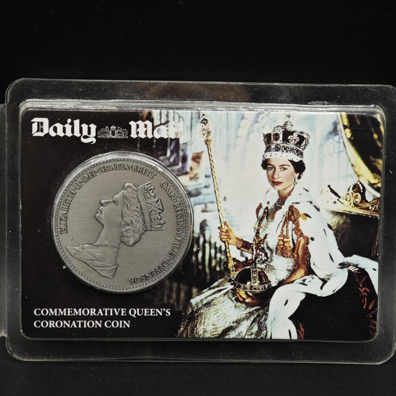 【淘币小摊】限时拍第八百零七拍  克朗币邮币封场  满百包邮可预留两周  周一统一发货  英国1953年加冕纪念章