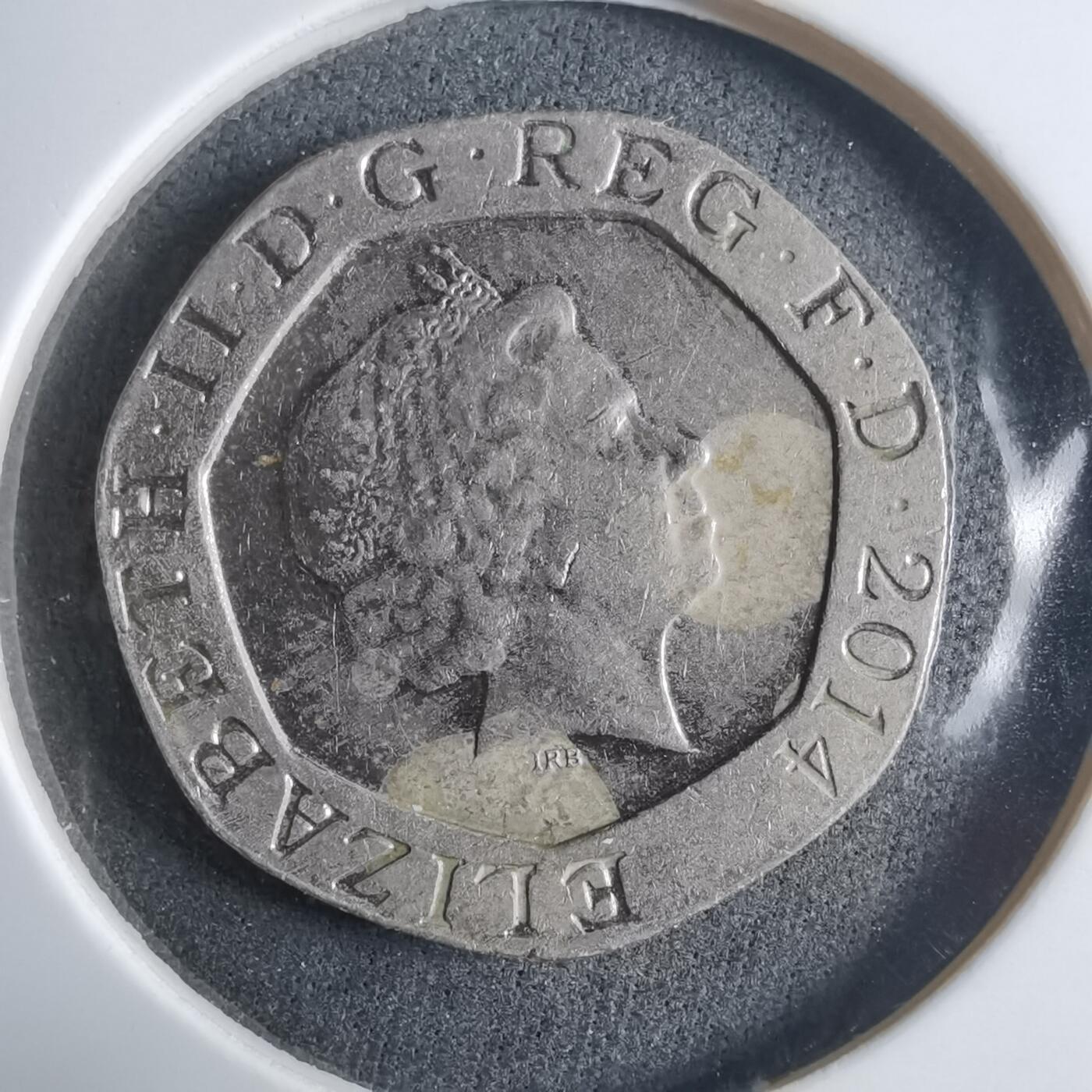 沼泽如烟--第912场 英国2014年20便士