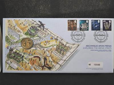 【淘币小摊】限时拍第八百零七拍  克朗币邮币封场  满百包邮可预留两周  周一统一发货  -  英国2005年一镑邮币封