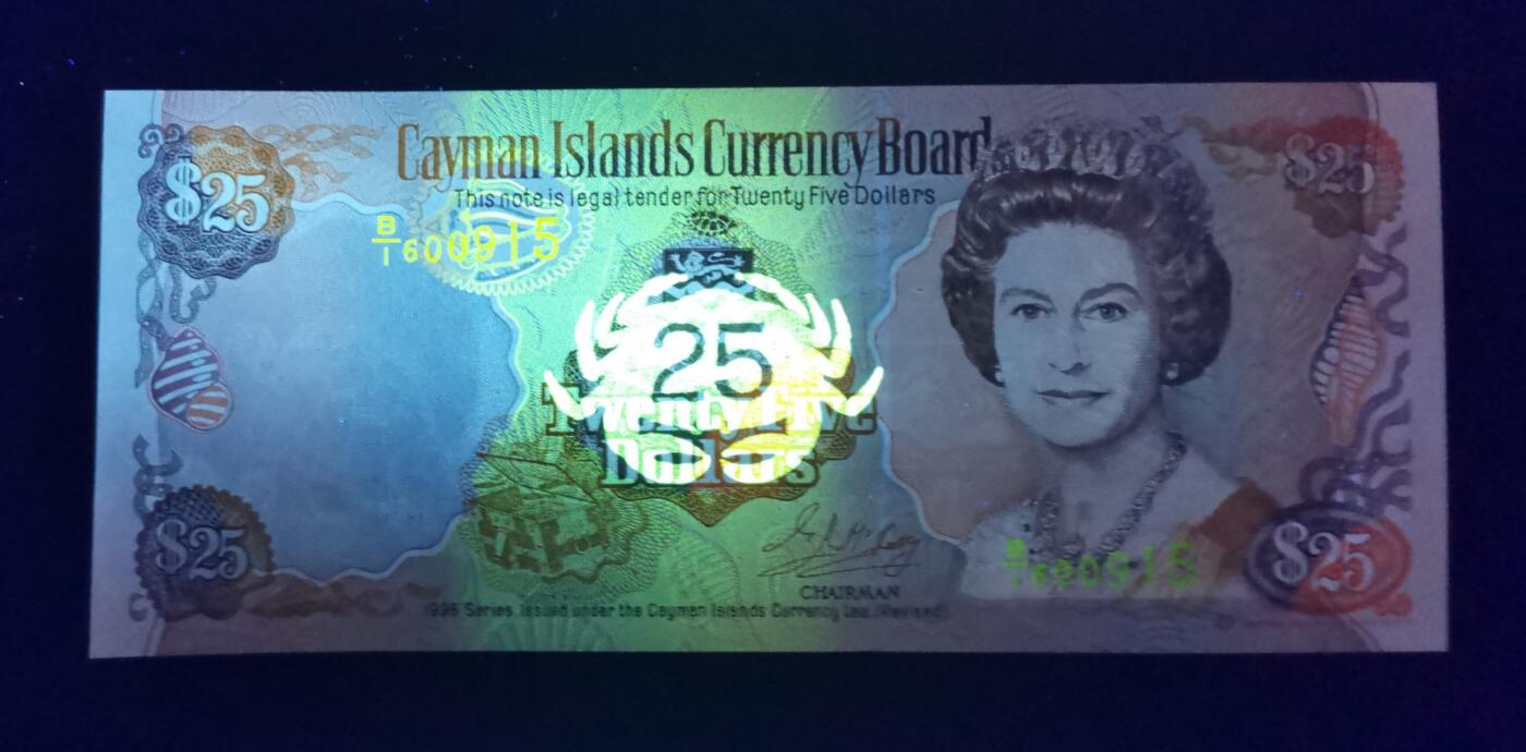 《艾美收藏》第221期-11.23周日黄金场精品荟萃 开曼群岛1996年B1冠25元UNC无47右角极轻微压痕