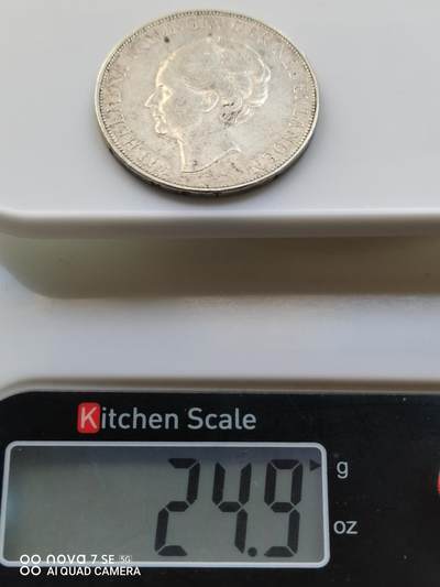 外国银币 1930年荷兰2.5盾大银币