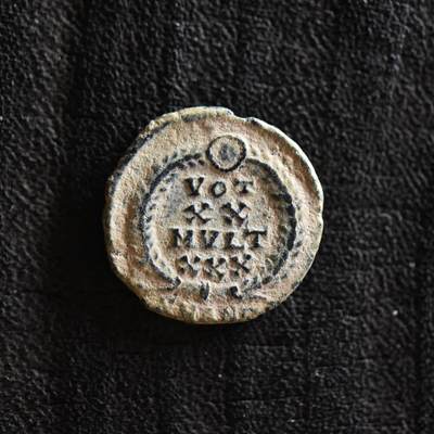 【良泉】第42期【自动场】12月4日晚19.30点开拍！99枚域外古代钱币专场  - 公元337-361年【古罗马】君士坦提乌斯二世“誓愿二十年再愿三十年”1.4克