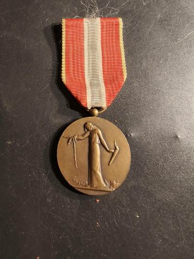 老王徽章第165期 -  法国一战民事拘禁与流放人员纪念章