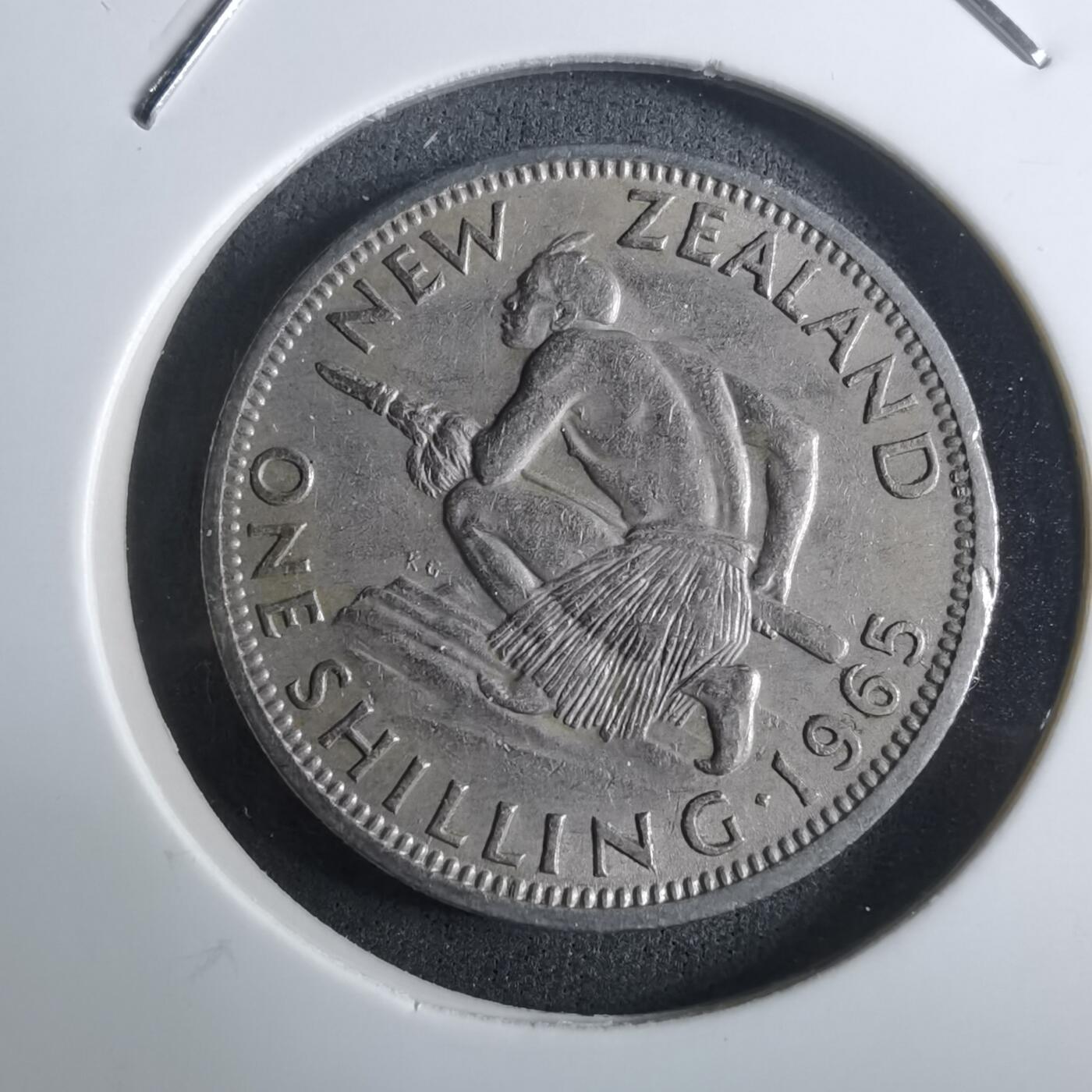 沼泽如烟--第912场 新西兰1965年1先令