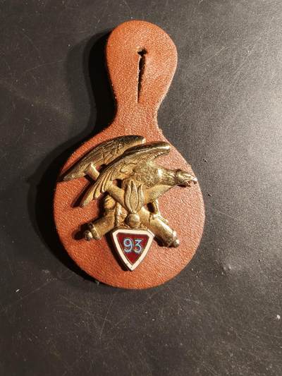 老王徽章第165期 - 法国第93炮兵团证章 