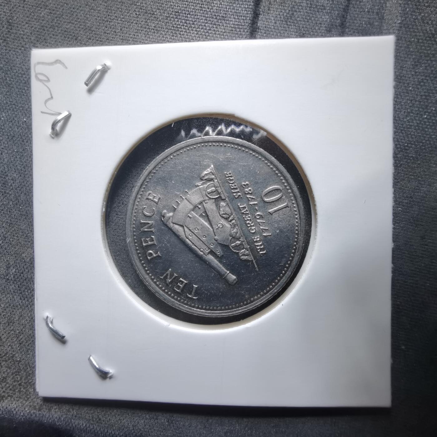 沼泽如烟--第912场 直布罗陀2007年10便士