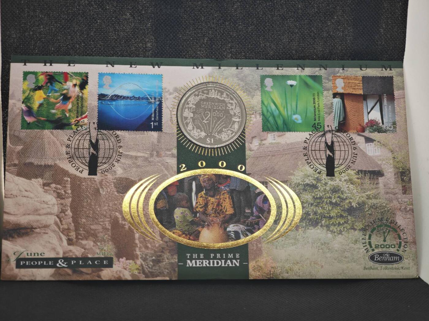 【淘币小摊】限时拍第八百零七拍  克朗币邮币封场  满百包邮可预留两周  周一统一发货  利比里亚200年1元纪念币邮币封