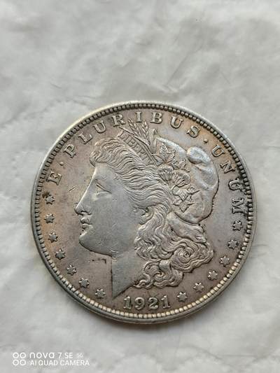 外国银币 1921年美国鹰大银币