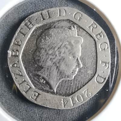 沼泽如烟--第912场 - 英国2014年20便士