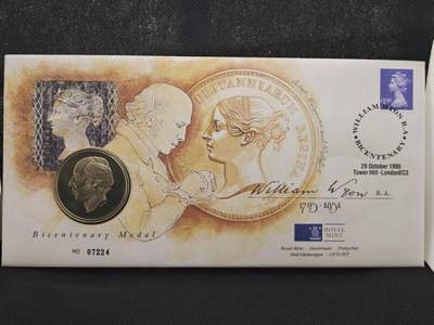 【淘币小摊】限时拍第八百零七拍  克朗币邮币封场  满百包邮可预留两周  周一统一发货  -  英国维多利亚纪念章邮币封