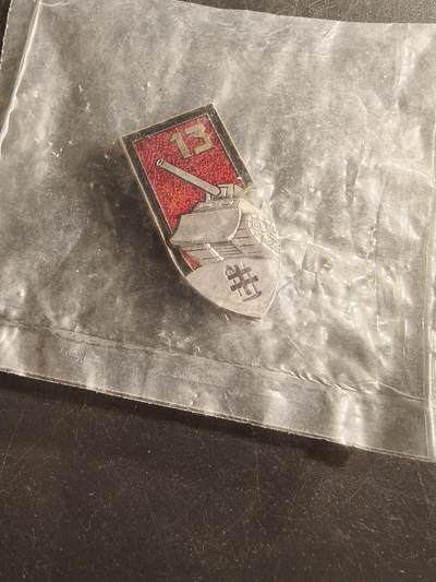 老王徽章第165期 - 法国第13工兵团证章