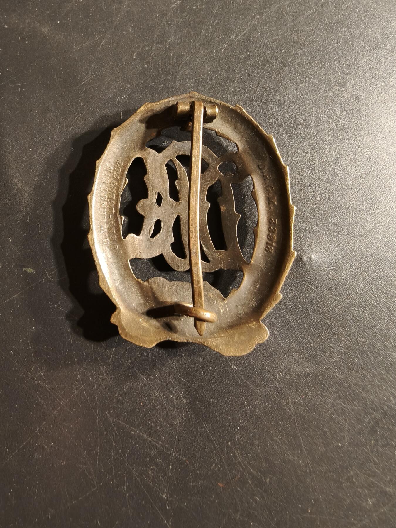 老王徽章第165期 德国魏玛铜级体能奖章