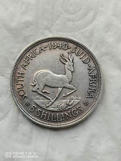 外国银币 - 1948年南非羚羊大银币