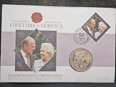 【淘币小摊】限时拍第八百零七拍  克朗币邮币封场  满百包邮可预留两周  周一统一发货  - 马恩岛2011年女王钻禧克朗纪念币邮币封