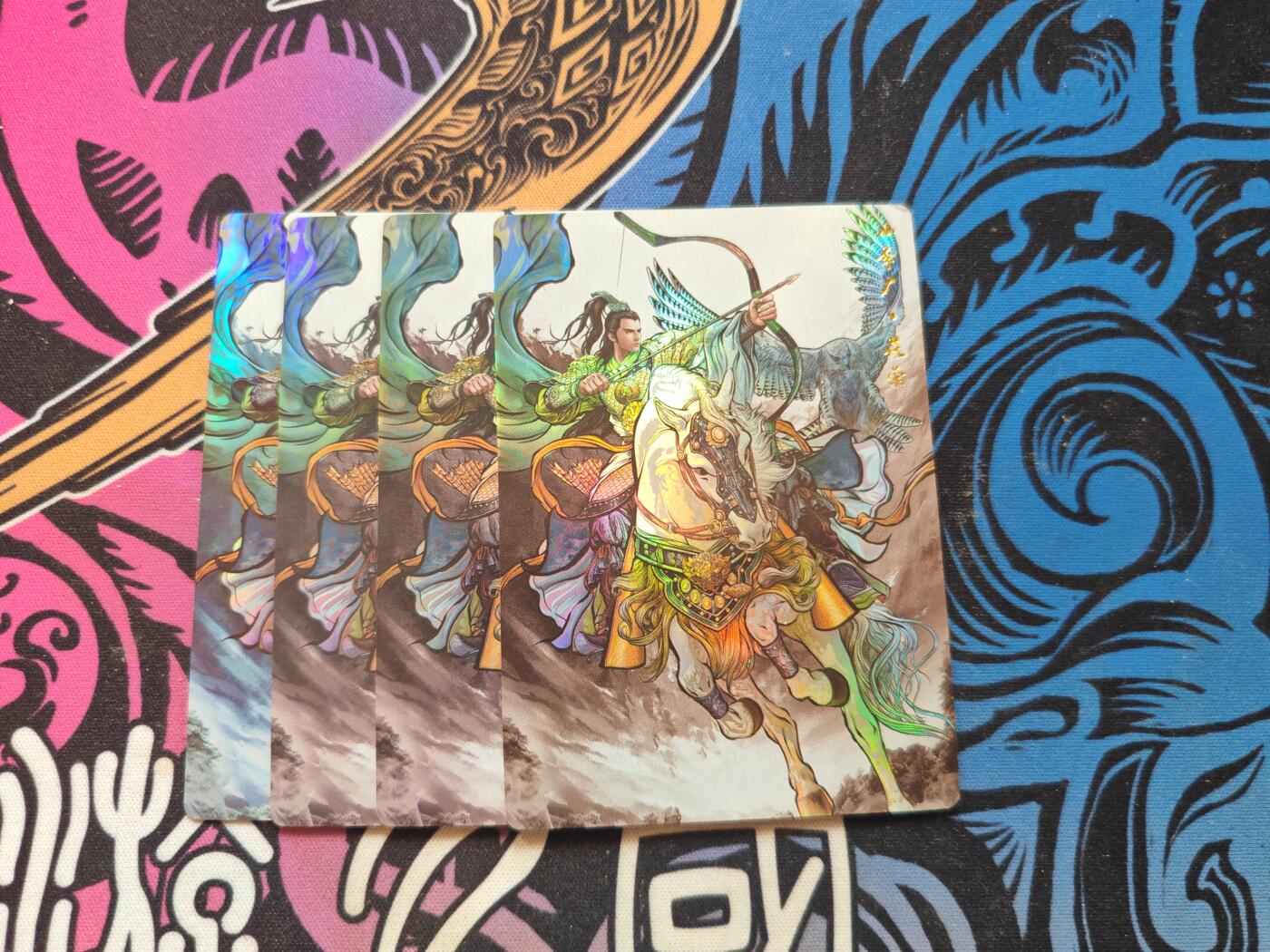 卡牌实验室开始第五次实验 【彩闪】【张建东】小李广.花荣×4