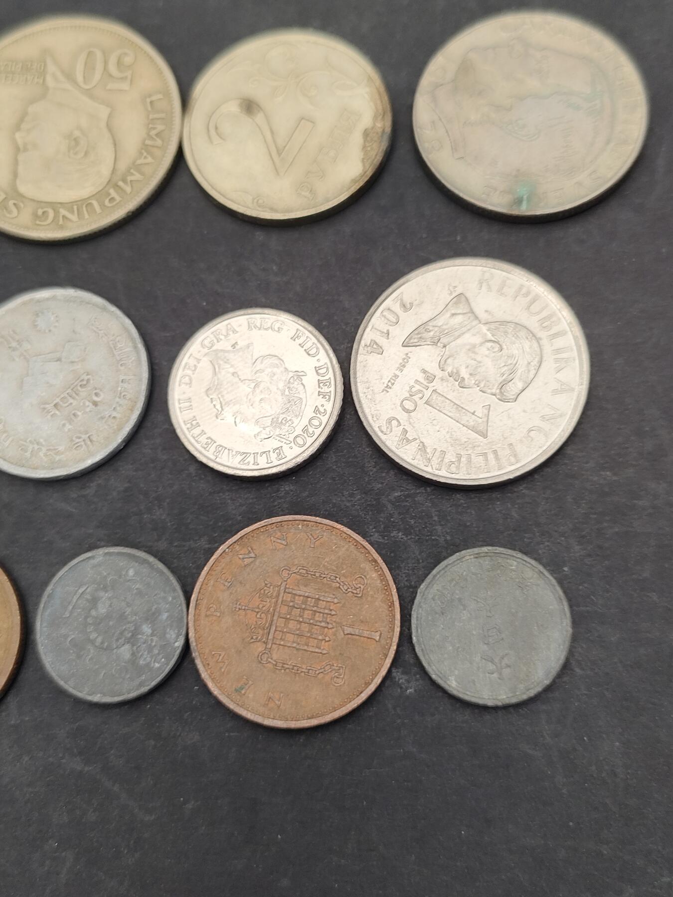 猩哥外币小铺➨【第203场】 钱币13个