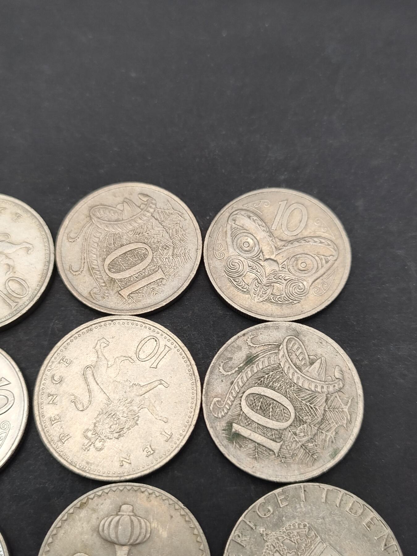 猩哥外币小铺➨【第203场】 钱币9个