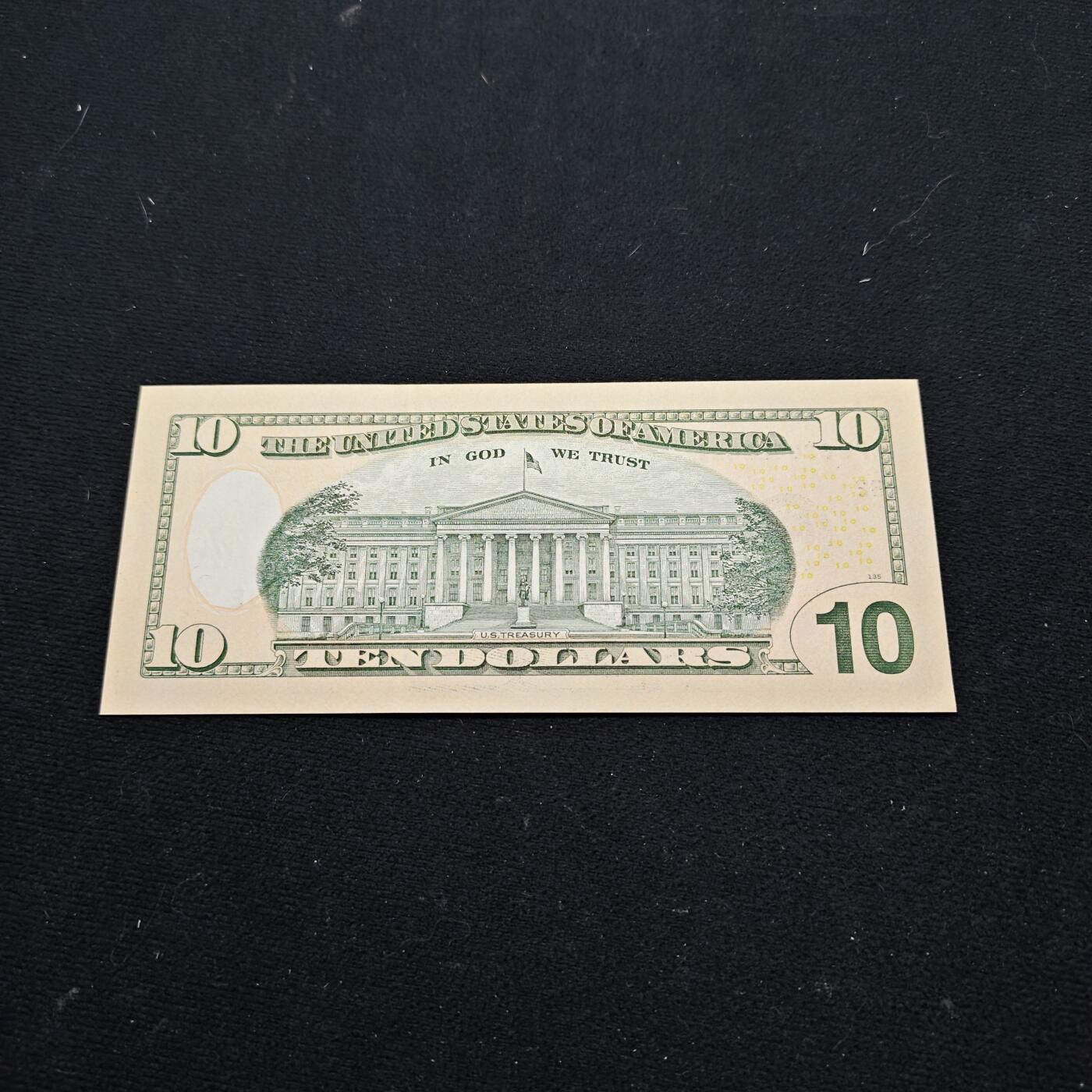 【全场包邮】纯粹捡漏拍480场（免费代拍第17场） 【纸钞】美国亚历山大·汉密尔顿10元纸钞