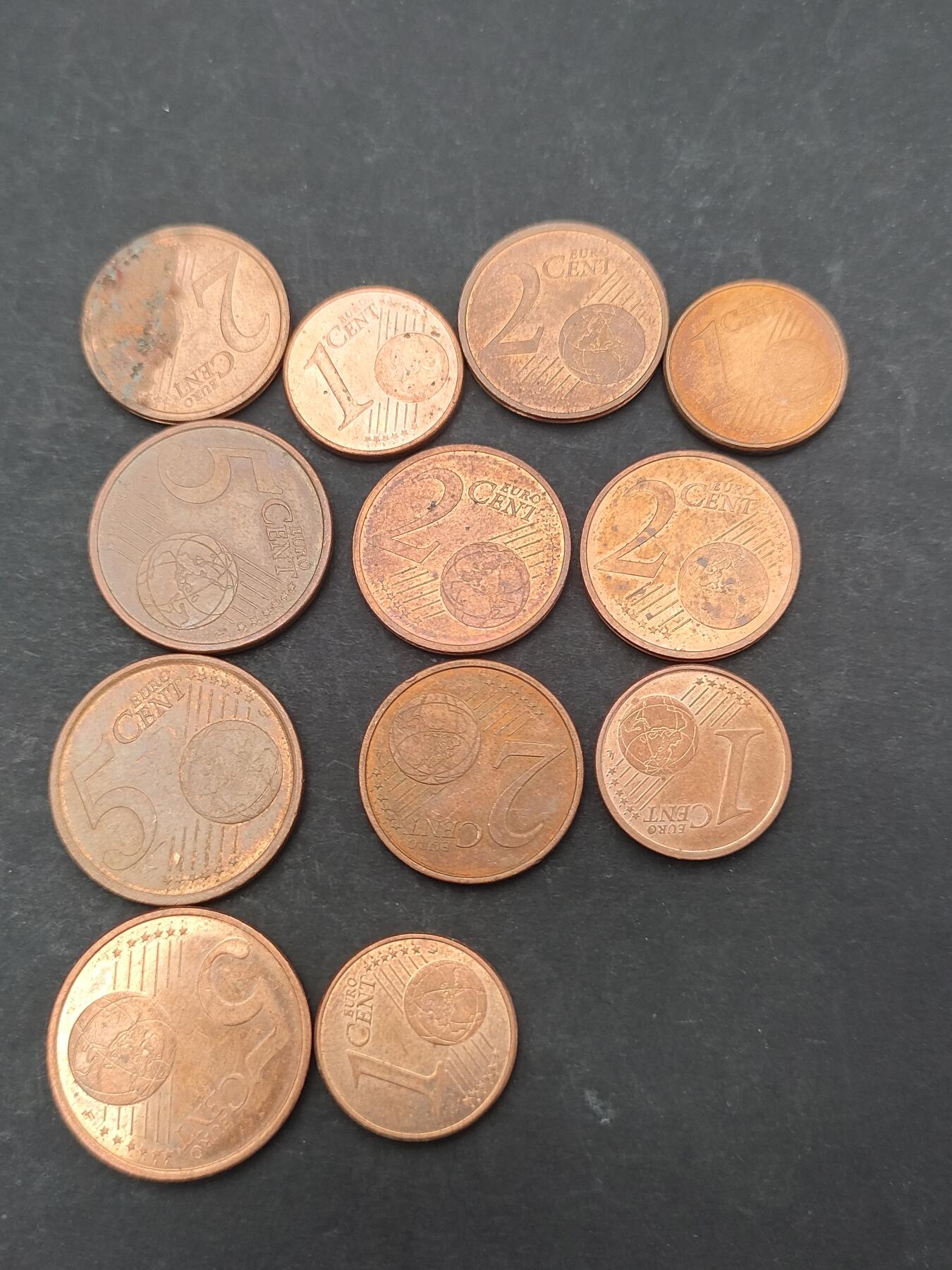 猩哥外币小铺➨【第203场】 欧分12个