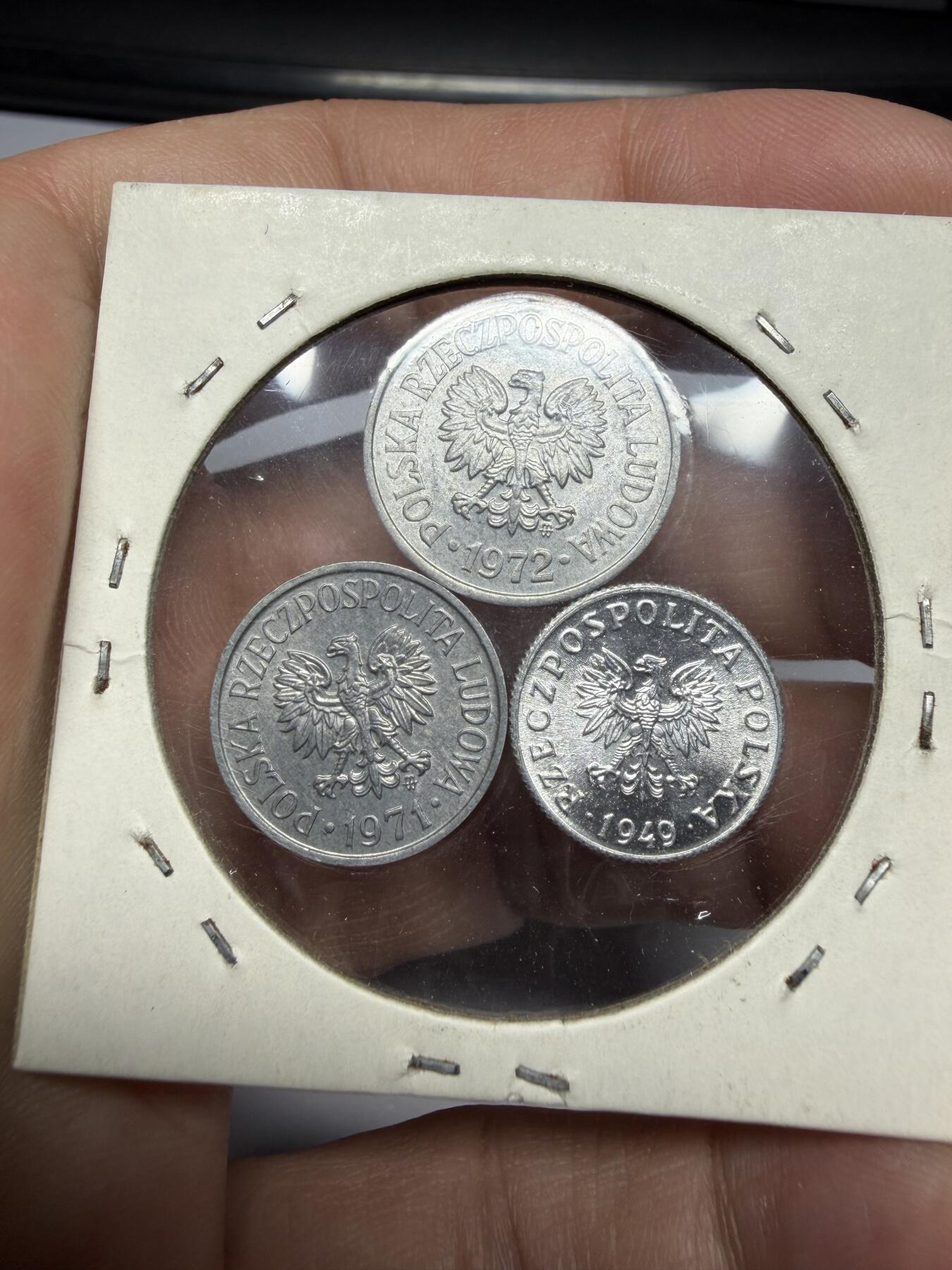 2025年集古藏今外币拍卖第十期-第9场—（总第289拍），可以寄存60天，满160元包邮。 波兰各面值三枚