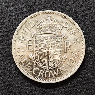 【全场包邮】纯粹捡漏拍480场（免费代拍第17场） - 英国1961年女王半克朗